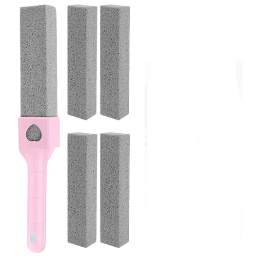 15 Piece Pumice Stone Toilet Bowl Cleaner Set with Ergonomic Handle for Effortless Bathroom Cleaning