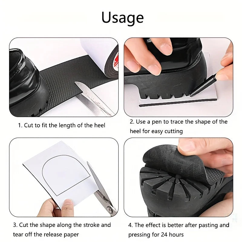 Shoe Pads Wear-Resistant Sole Protector for High Heels,Sports Shoes,Sandals Easy Shoe Hole Repair and Outsole Protection Sticker