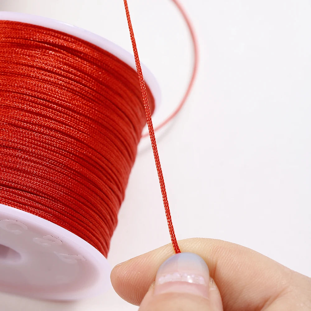 10/50M 0.8mm Nylon Thread Cord for DIY Jewelry Making