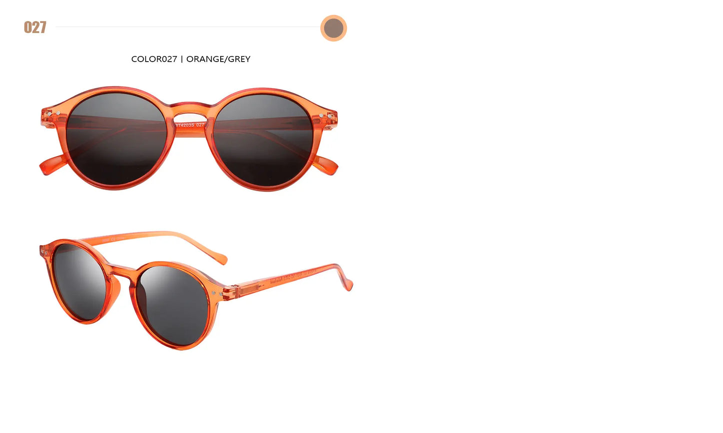 Zenottic Retro Circular Polarized Sunglasses for Men and Women Small Round Vintage Style UV400 Protection