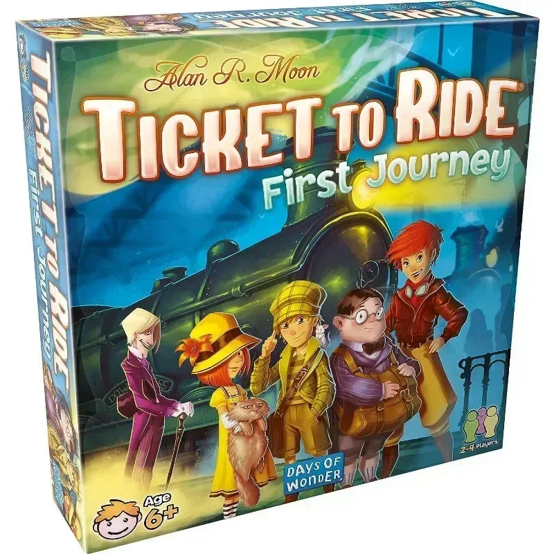 Ticket to Ride Rails and Sails Board Game Family Multiplayer Adventure Strategy Game for Friends and Parties