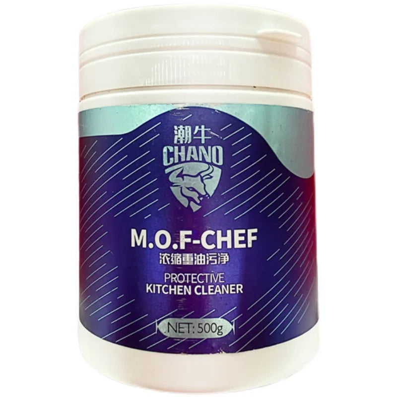 Household Degreasing Powder for Kitchen Extractor Hood Heavy Oil Cleaner Concentrated Grime Remover Chef Approved