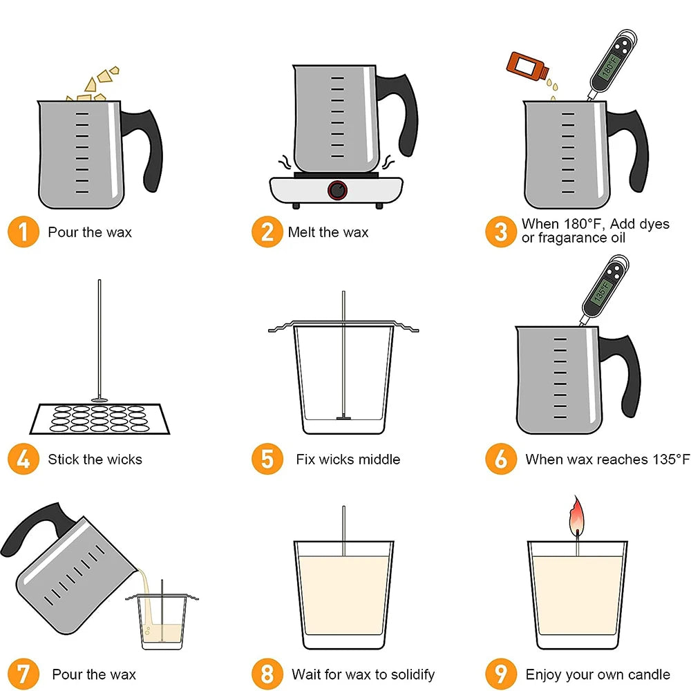 Complete DIY Candle Kit Aromatic Candles Making Tool Set