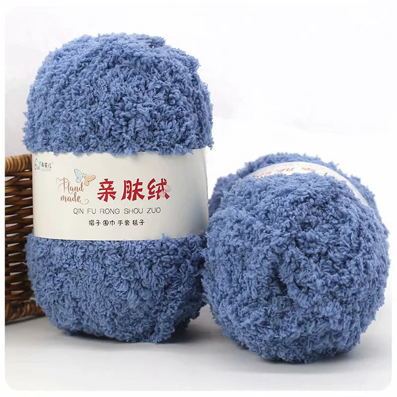 50g/Set Chenille Yarn Soft Coral Velvet for Knitting DIY