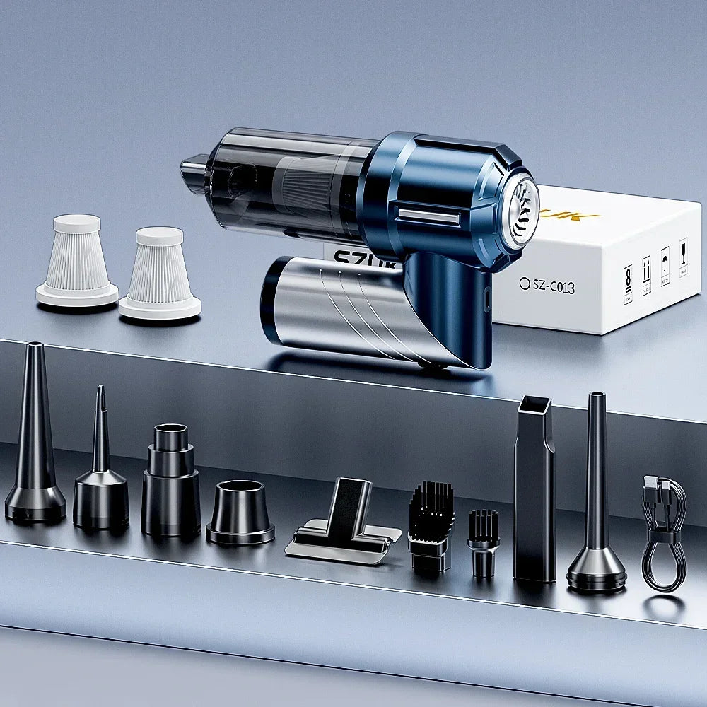 Cordless Mini Handheld Car Vacuum Cleaner with Strong Suction for Effortless Cleaning