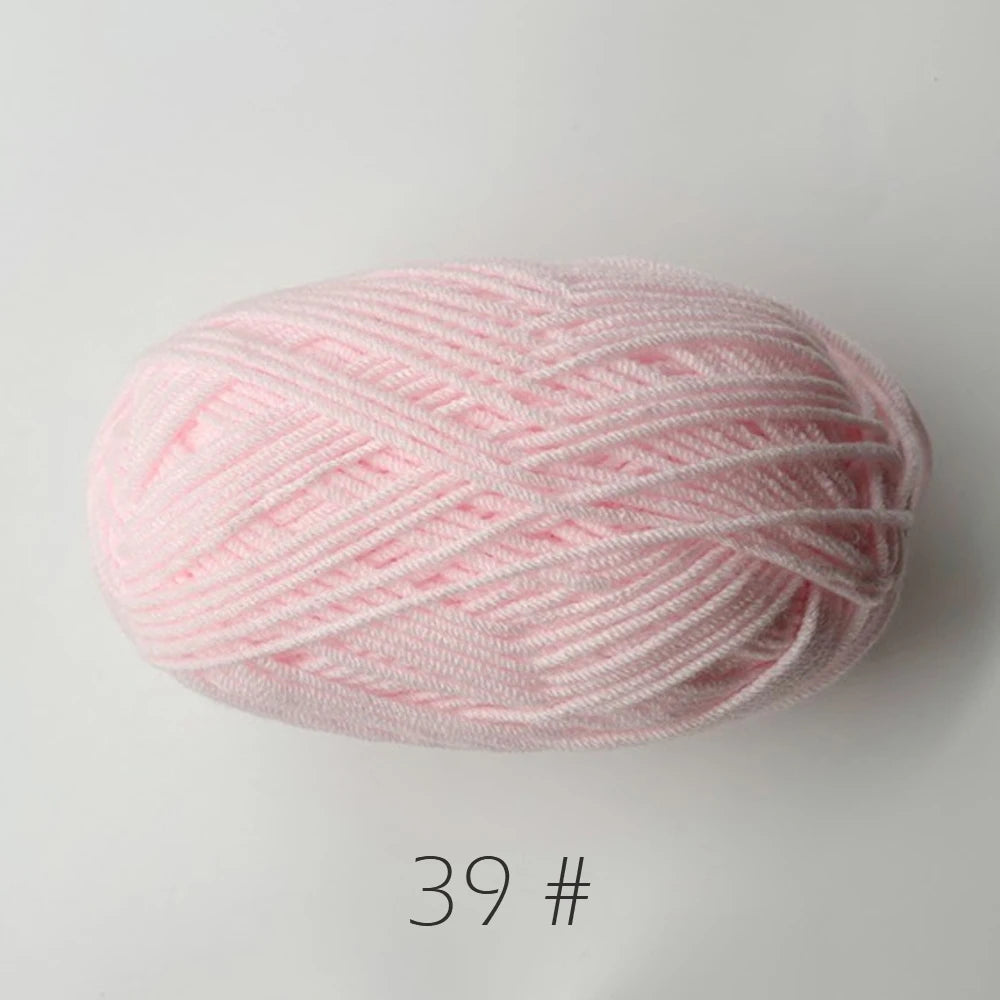 A1-1 50g Set Soft Milk Cotton Yarn for Knitting and Crochet