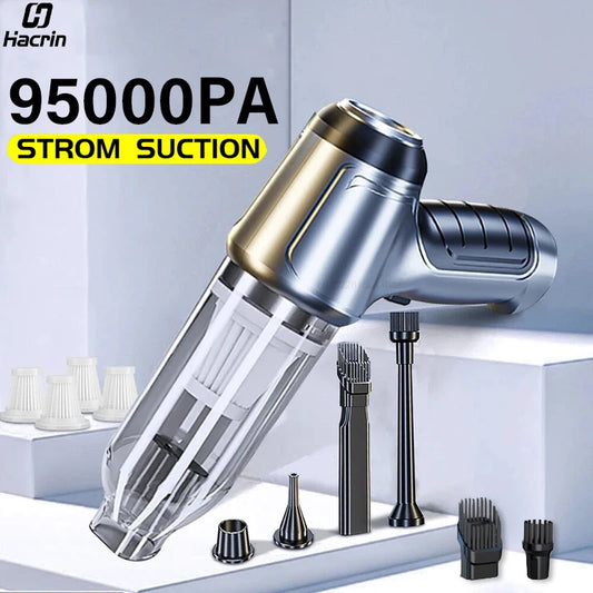 Car Vacuum Cleaner Portable Wireless 95000PA Strong Suction