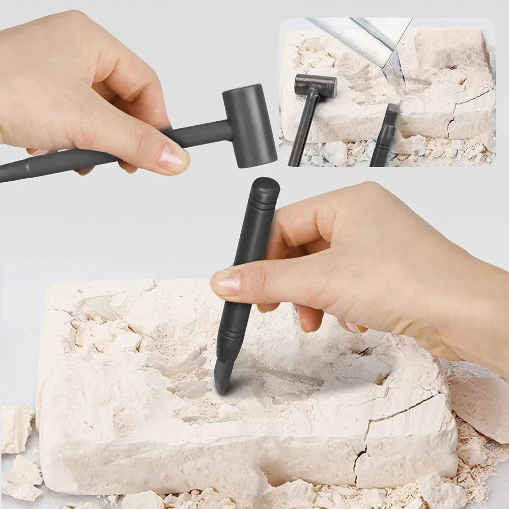 Dinosaur Fossil Excavation Kit for Kids Educational Archaeological Digging Adventure with Realistic Skeleton Models Perfect Gift for Boys and Girls