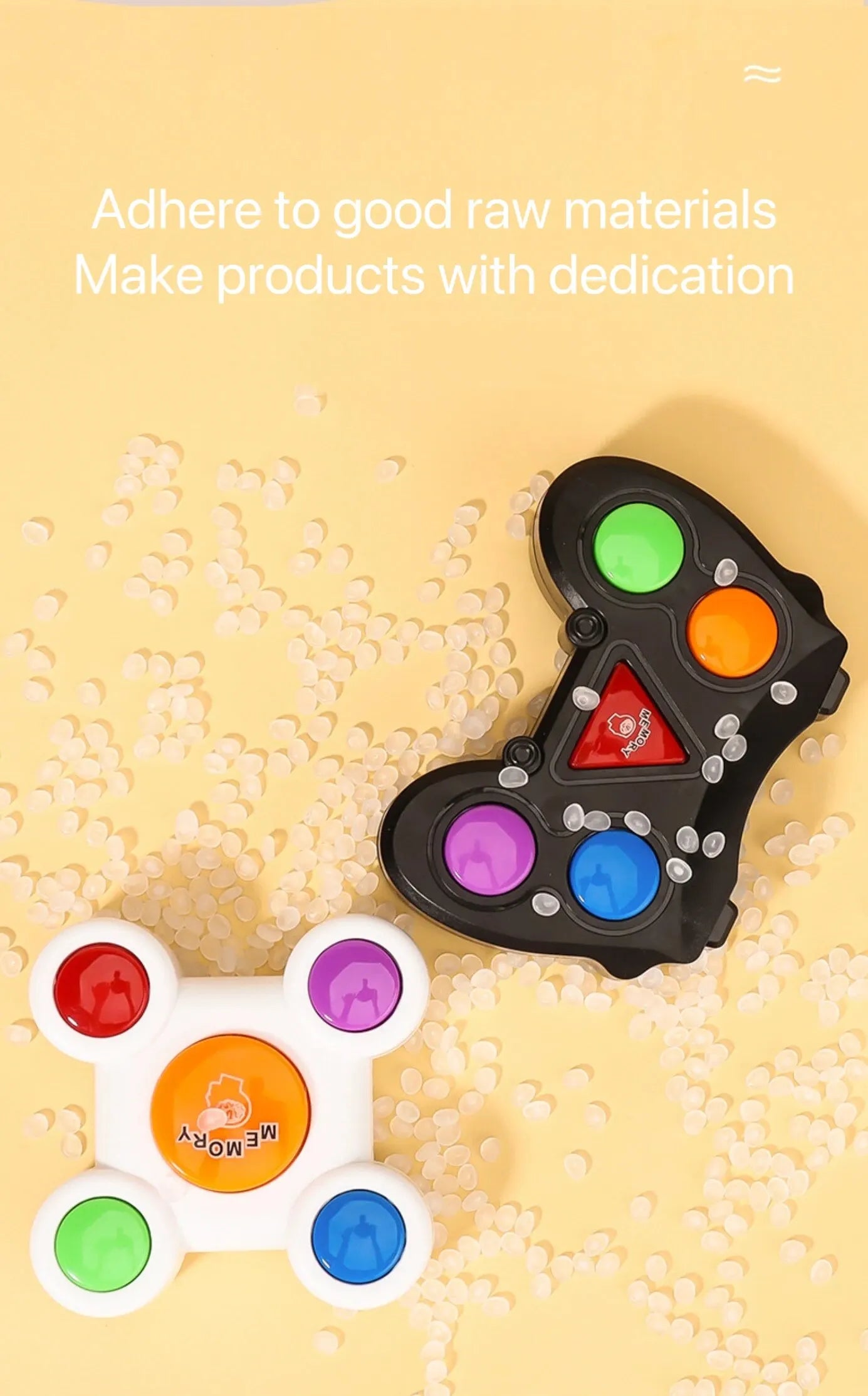 Square Memory Training Gaming Machine Clearance Button Toy