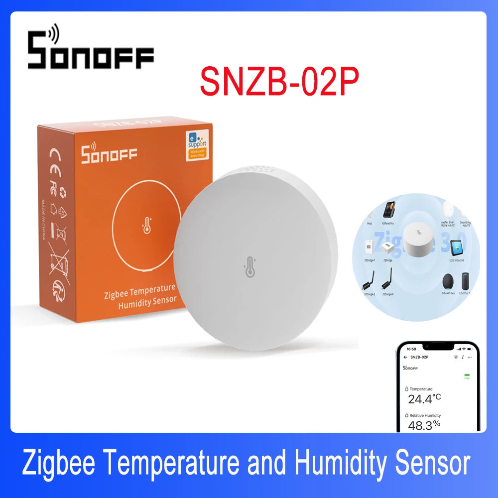 SONOFF Zigbee Dongle-E 3.0 USB Dongle Universal ZigBee Gateway via ZHA or Zigbee2MQTT Support SONOFF ZBMINI S26ZBR2 SNZB