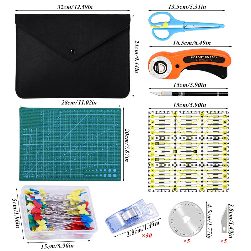 KRABALL Rotary Cutter for Leather and Fabric DIY Projects Ergonomic Roller Knife for Sewing Quilting and Crafting