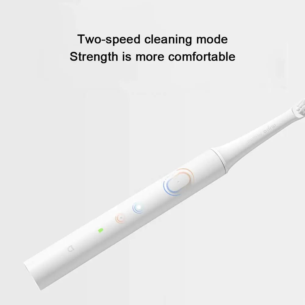 XIAOMI Mijia T100 Cepillo de dientes eléctrico sónico Mi Smart Tooth Brush Colorido USB Recargable IPX7 Impermeable Para cabezal de cepillo de dientes