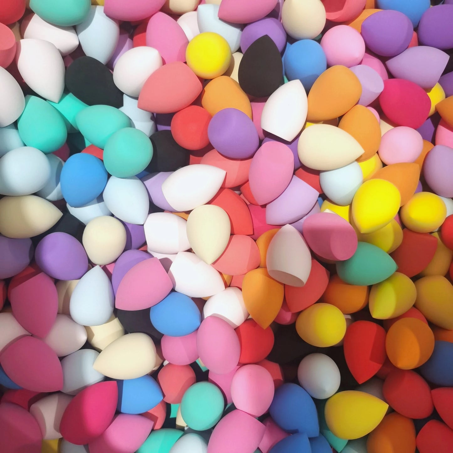 10/20/50/100Pcs Sponge Cosmetic Puff Bulk Beauty Egg Set