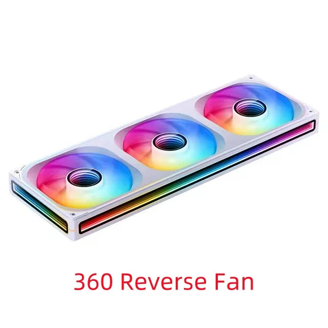 JONSBO ZB-120 ARGB Computer Case Fan 12CM 5V PWM Monolithic Structure Water-Cooled Fan Kit