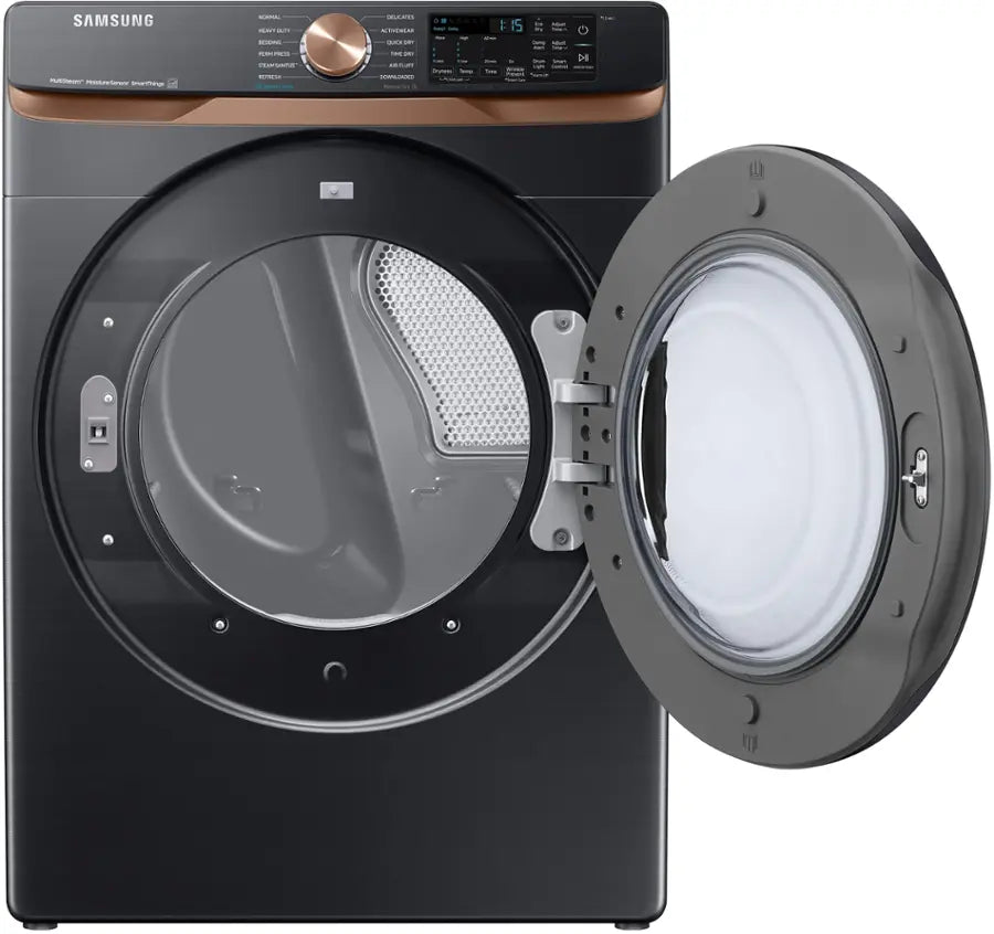 Samsung DVE50BG8300 7.5 Cu. Ft. Stackable Smart Electric Dryer with Steam and Sensor Dry