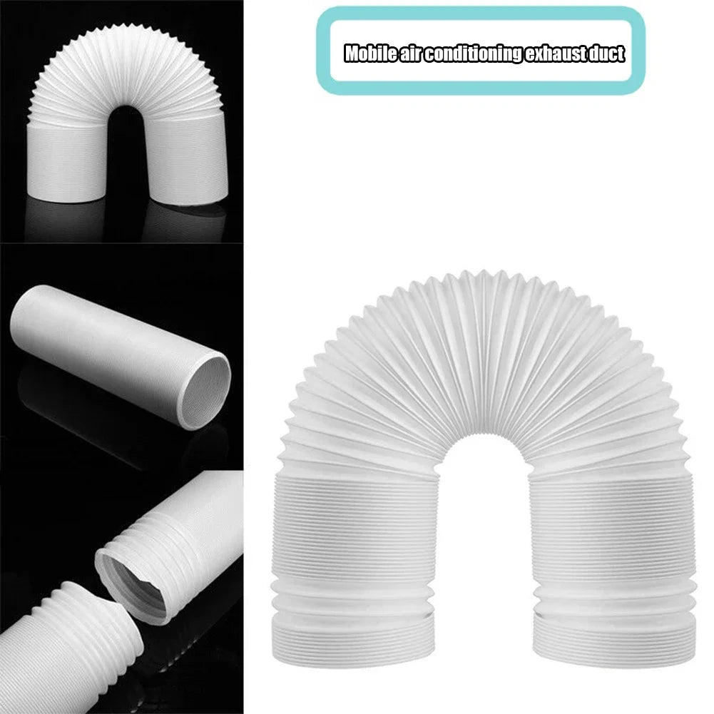 130/150mm Ventilator Pipe Universal Flexible Tube Air Ventilation Pipe Hose Air Conditioner Exhaust Duct Air System Vent 1.5/2M