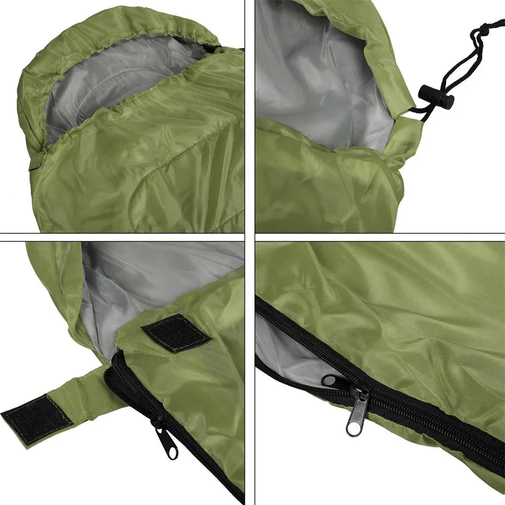 Ultralight Waterproof 4 Season Camping Sleeping Bag Warm Envelope for Backpacking and Hiking