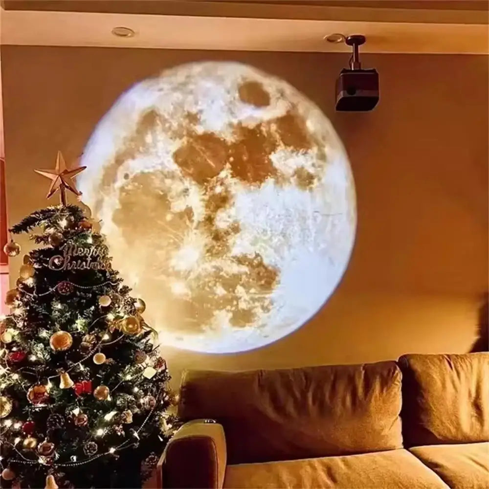Planet Projection Light Moon Earth USB Night Light for Kids