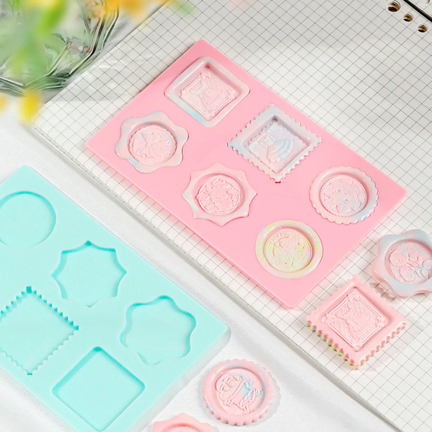 Wax Seal Stamp Silicone Mold Pad for 25mm Stamp Craft Tools