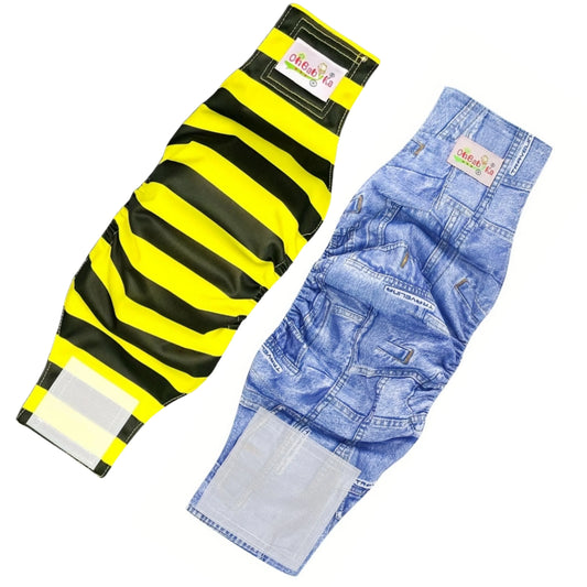 Washable Male Dog Diaper Cloth Underwear Pet Sanitary Panties for Puppy Reusable Nappy Belly Band Wrap Leak Proof Diapers