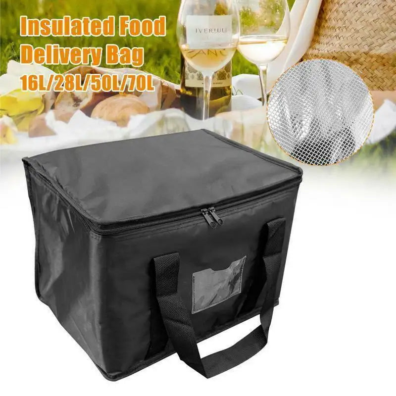Insulated Thermal Cooler Bag – Large Lunch Tote for Food & Drinks, Ideal for Picnics or Work