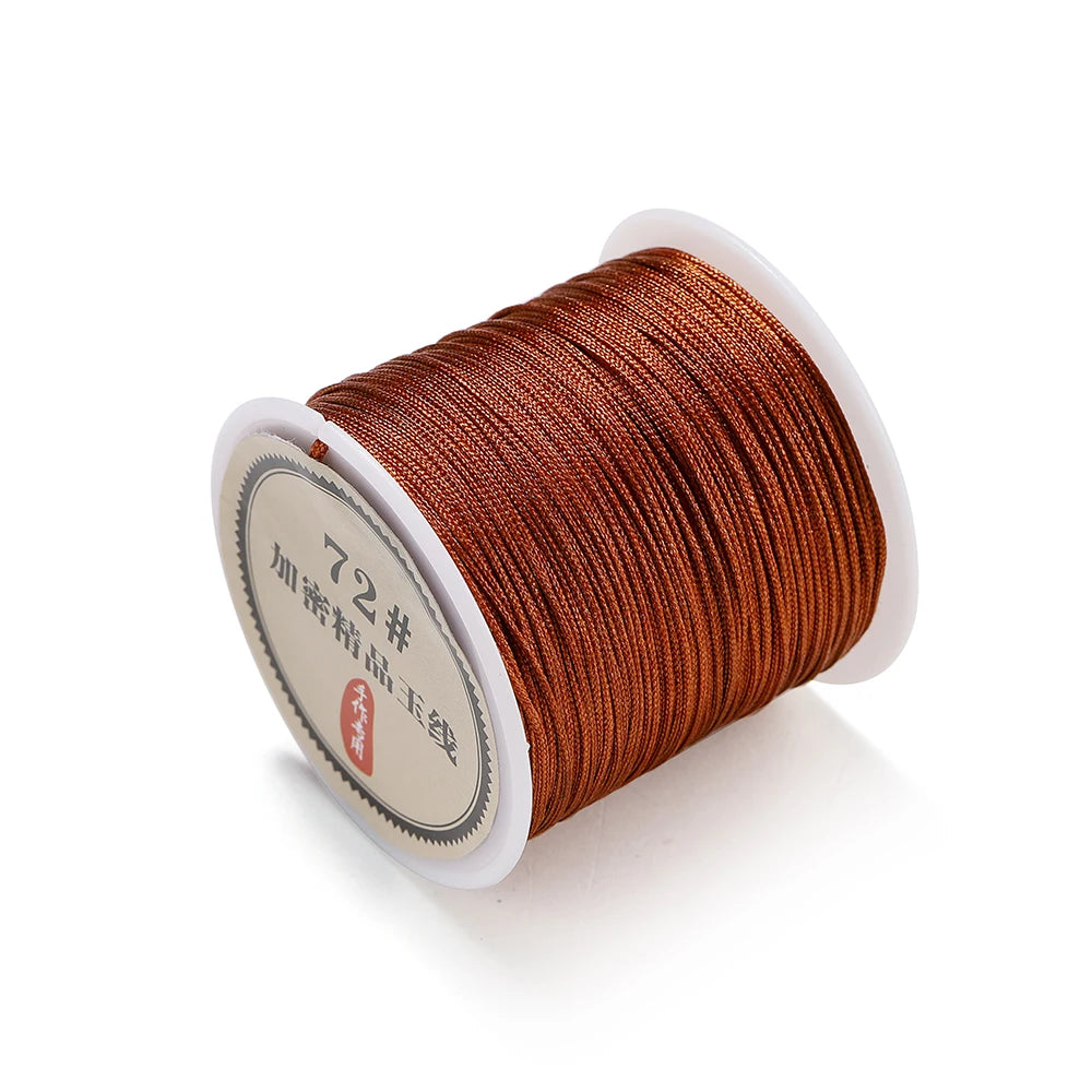 10/50M 0.8mm Nylon Thread Cord for DIY Jewelry Making