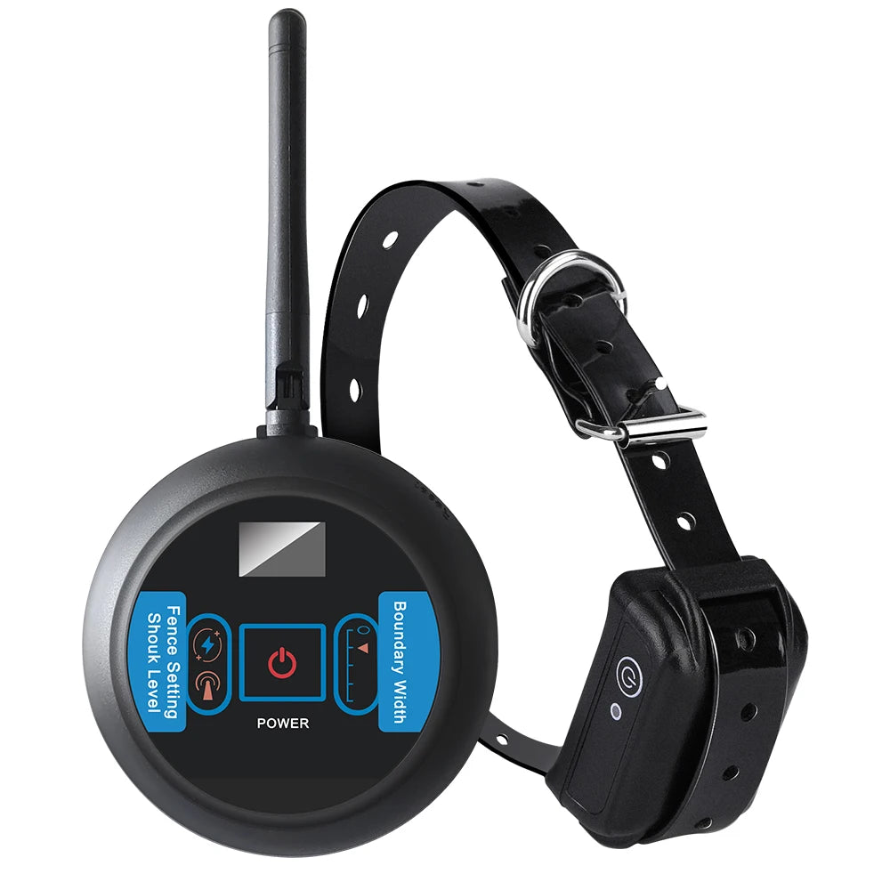 Wireless Dog Fence System with Waterproof Collar Adjustable Shock & Vibration Containment for All Size Dogs 200m Range