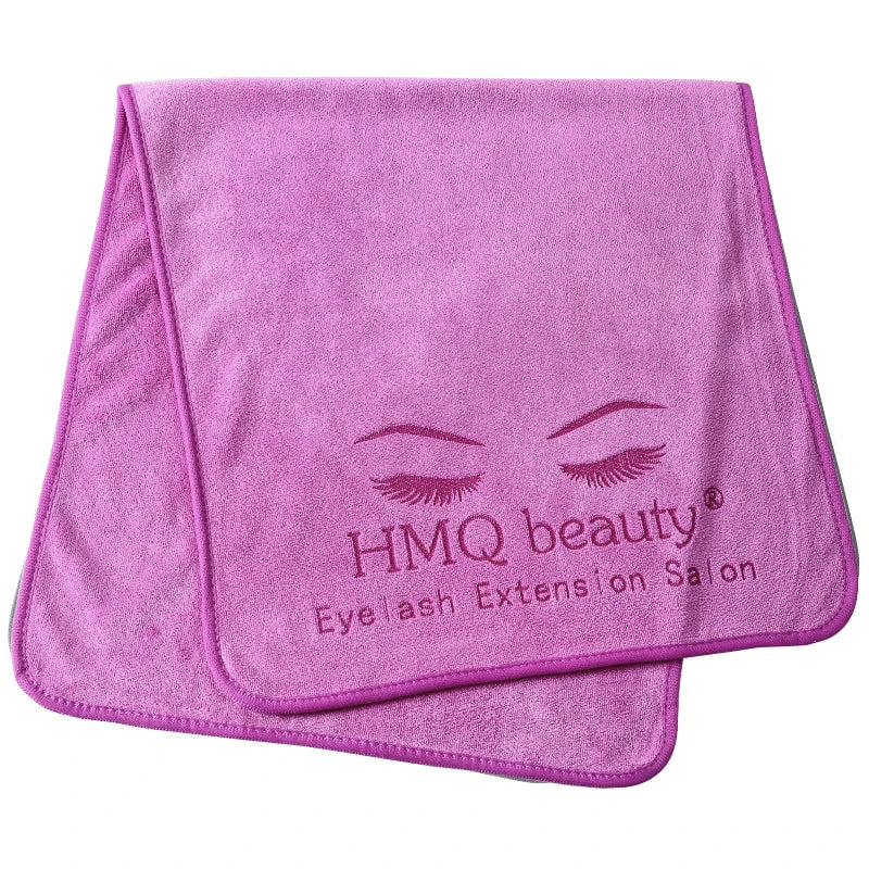 Reusable Eyelash Extension Salon Towel for Grafted Eyelashes Soft Turban Hair Cap SPA Pillow Towel Lash Accessories Makeup Tools