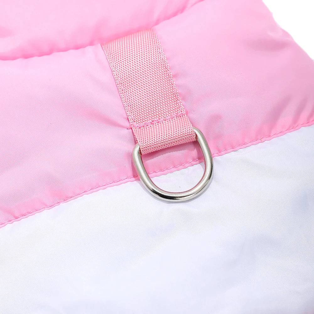 Cat Coats Autumn Winter Warm Windproof Button Vest Jacket With D-Ring For Small Medium Cats Dogs Kitten Sphynx Pug Kitty Clothes