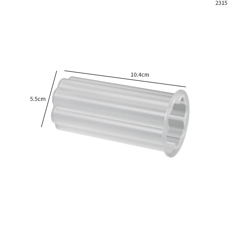 Classical Striped Roman Cylindrical Silicone Candle Mold for DIY Handmade Candles