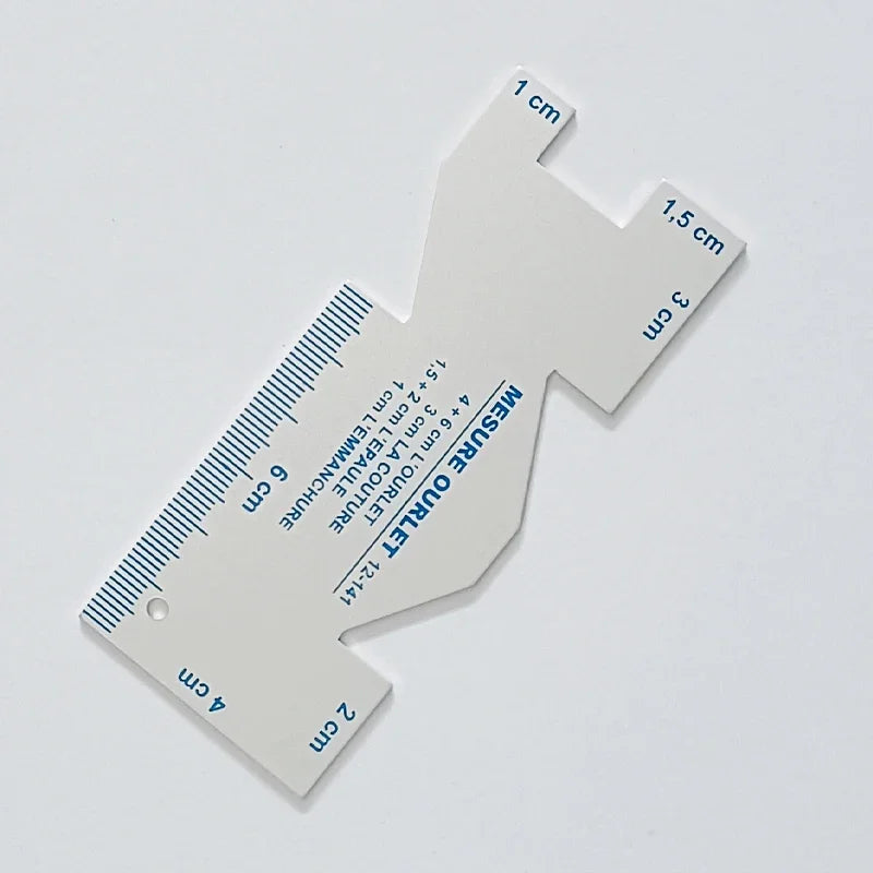 Precision Seam Measuring Gauge Quilting Ruler Template for Sewing and DIY Patchwork Craft Accessories 1 or 2 Pieces