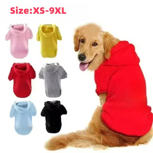 Cute Autumn Winter Warm Pet Dog Clothes Dog Hoodies Warm Coat for Medium Large Dog Jacket Sweater Puppy French Bulldog Clothes