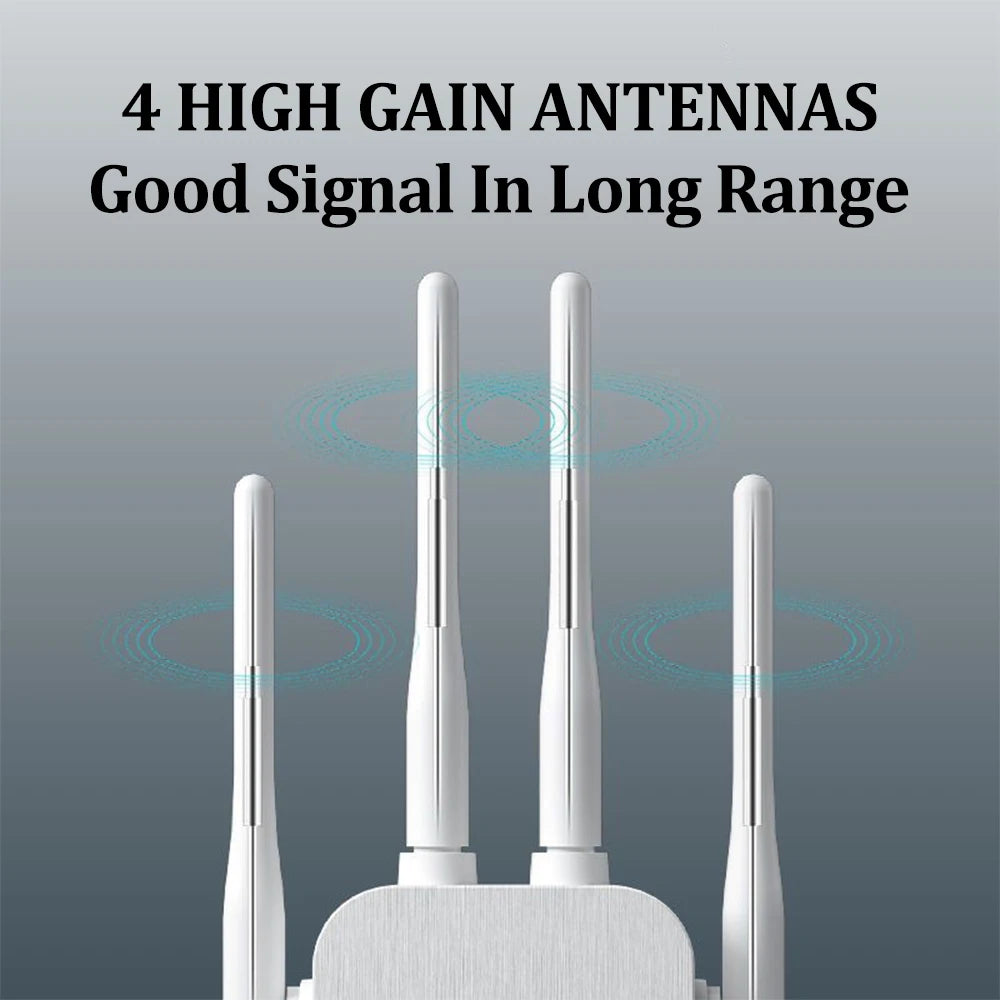 Repetidor WiFi OPTFOCUS 2.4G 2LAN 300Mbps repetidor de señal amplificador wifi repetidor de rango punto de acceso inalámbrico AP