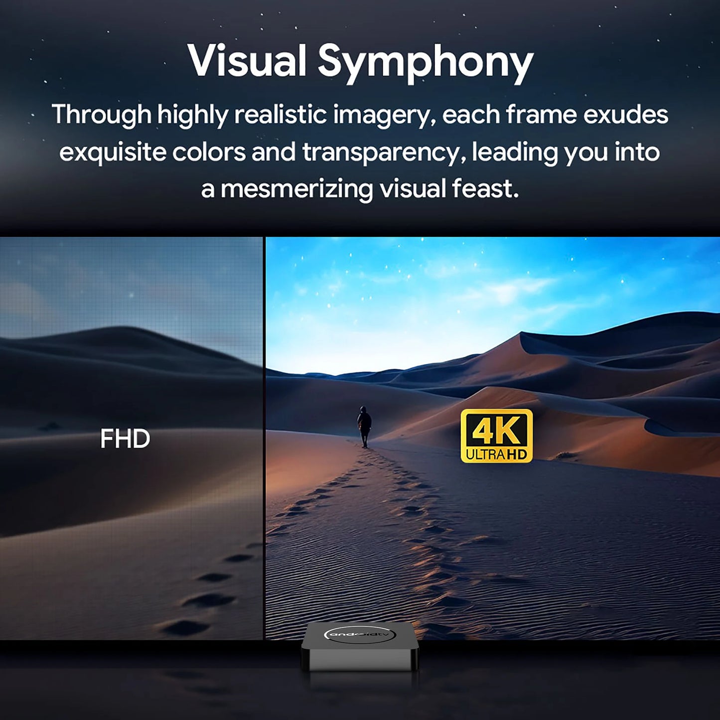 Global Version Mortal Smart Streaming Media TV Box Android 13 Allwinner H313 with Bluetooth Google Assistant Dual Band Wifi and 4K HD Support