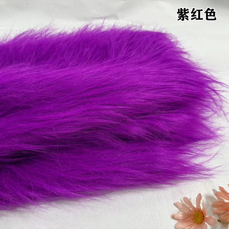 35 Colours 12cm Soft Imitation Plush Fur Fabric for DIY Photo Props Decorative Backgrounds Plush Mats and Animal Toys
