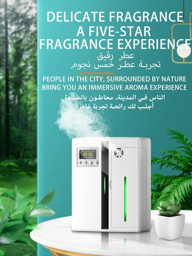 Electric Fragrance Device Hotel Collection Diffuser Bluetooth Controlled 160ml Capacity Home Aromatherapy Machine