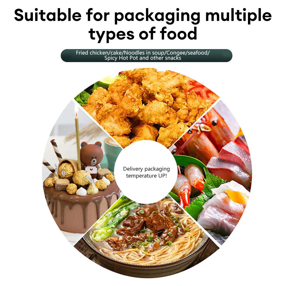 Insulated Thermal Cooler Bag – Large Lunch Tote for Food & Drinks, Ideal for Picnics or Work