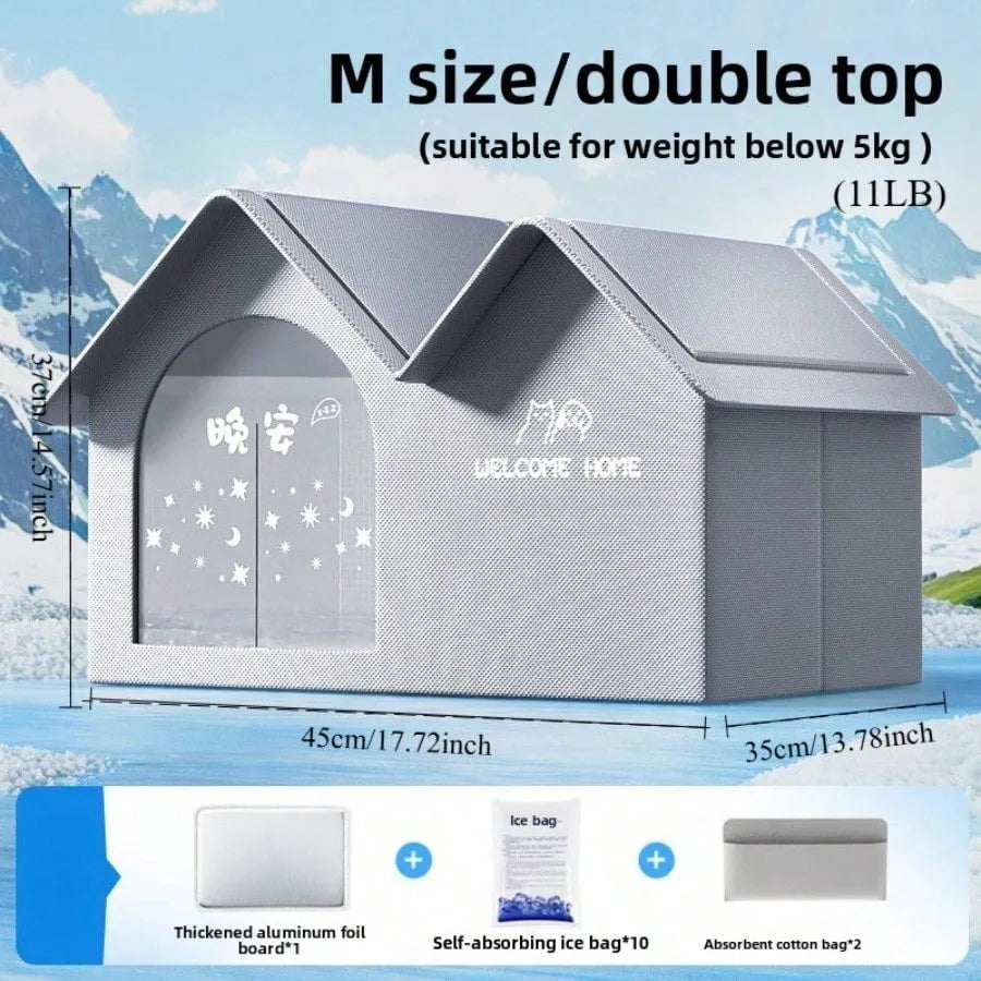 Cat Air Conditioning House Summer Cat Cooling Tool Nest Dog Ice House Dog Four Seasons Cat Pet Ice House