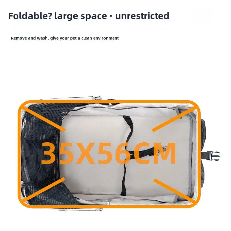 Pet Stroller Dog Cat Teddy Bear Baby Stroller Small Pet Stroller Lightweight Foldable Suitable Outdoor Travel Dog Cat Supplies