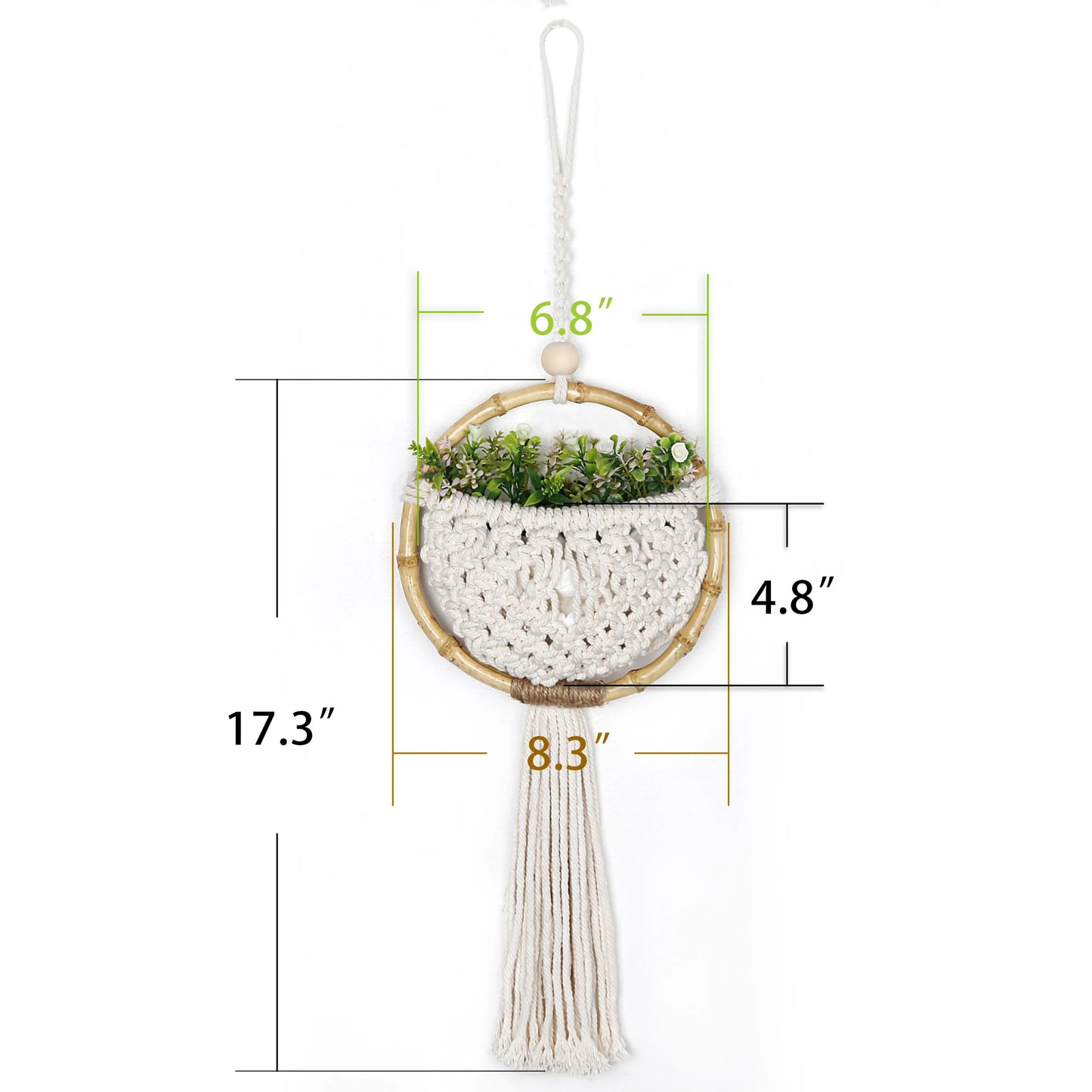 Macrame Wall Hanging Nordic Ins Door Decor Round Tapestry