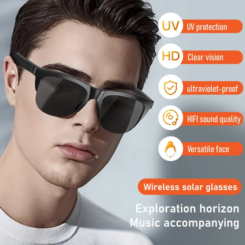 Xiaomi Smart Sunglasses Glasses Bluetooth Call Outdoor Sports Headphones Hifi Blue Light Waterproof Anti-uv For Men And Women
