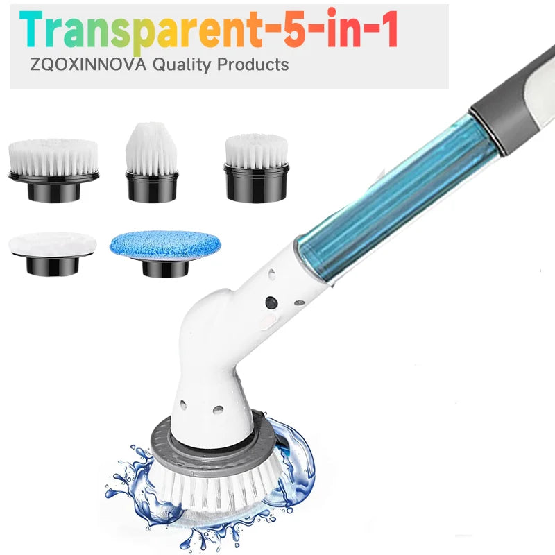 Cordless Electric Spin Scrubber for Home Cleaning Multipurpose Brush for Kitchen Bathroom and Toilet