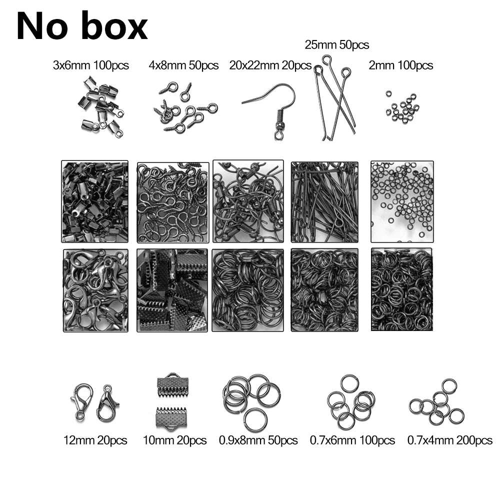 Alloy Accessories Jewelry Findings Set for DIY Jewelry Making