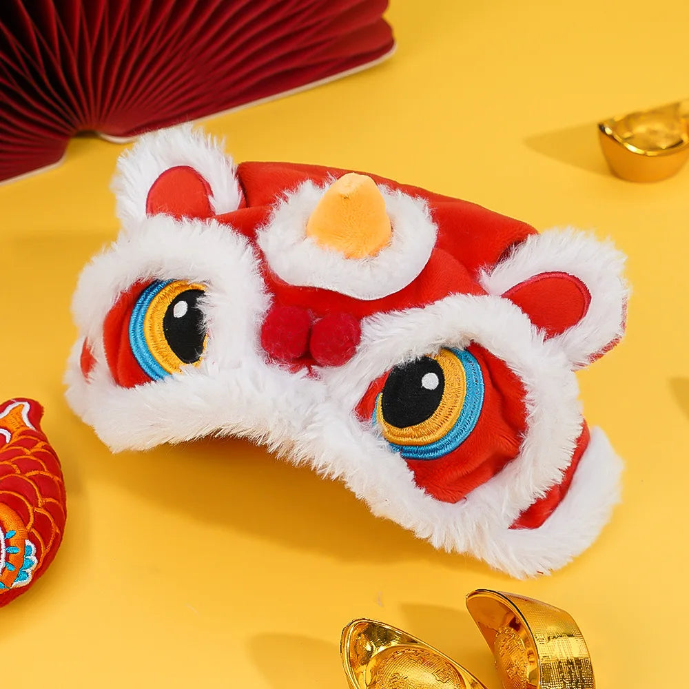 Pet New Year's Tiger Head HatAutumn and Winter Warm Dogs and Cats Funny Transform Headgear Headwear Supplies