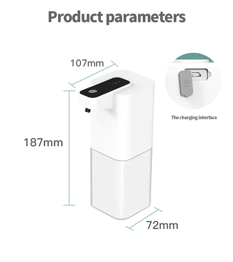 Automatic Inductive Soap Dispenser Foam Washing Phone Smart Hand Washing Soap Dispenser Alcohol Spray Dispenser Washing