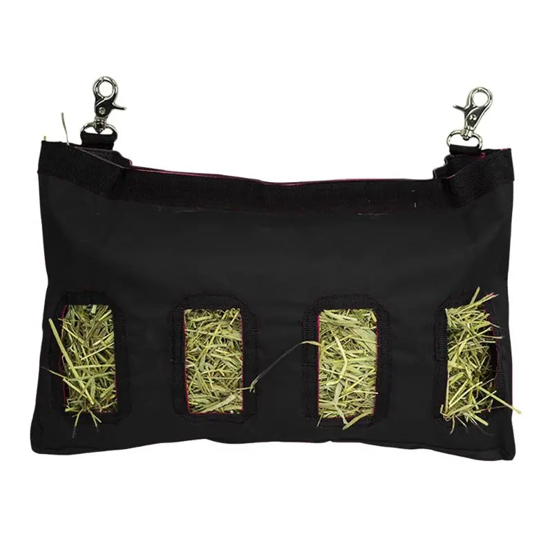 Hay Bag Hanging Pouch Feeder Holder Feeding Dispenser Container for Rabbit Guinea Pig Small Pet Animals Oxford cloth