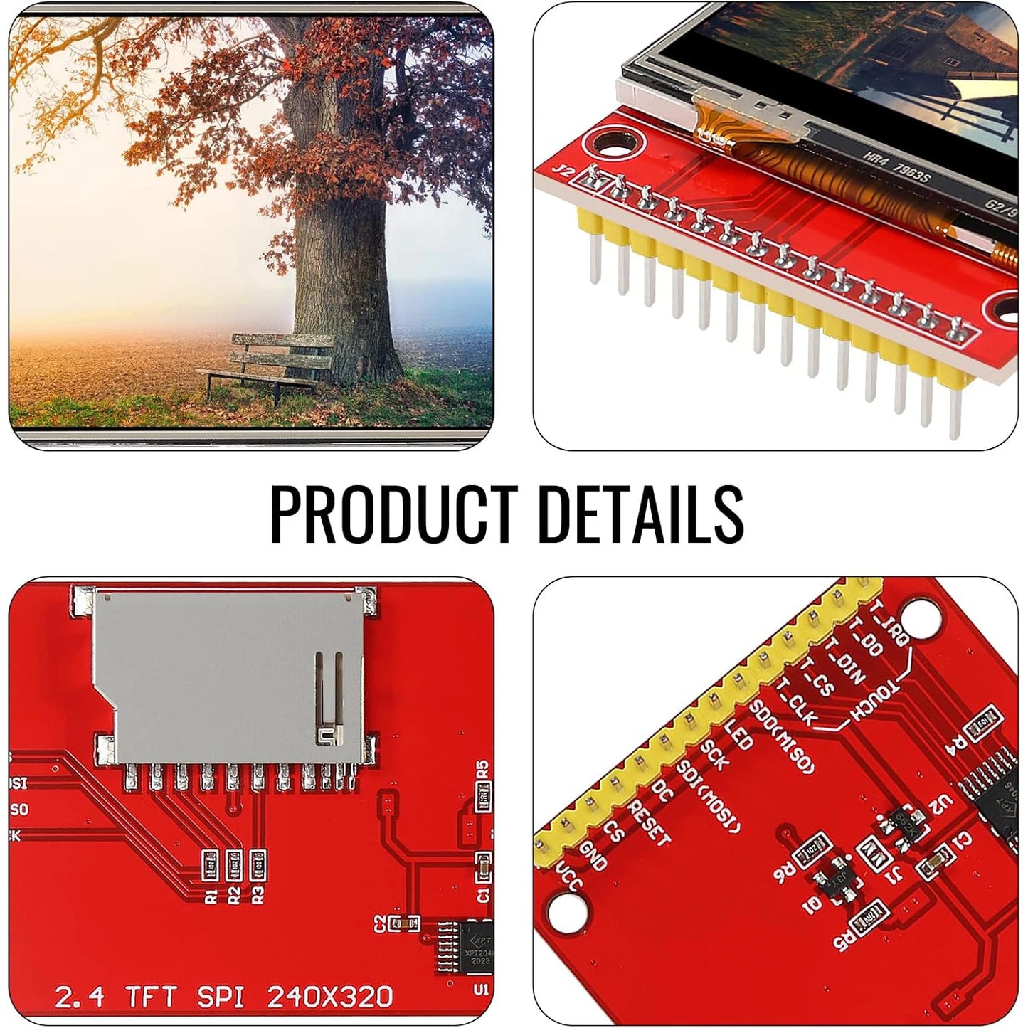 2.4 Inch SPI TFT LCD Display Touch Panel ILI9341 Module