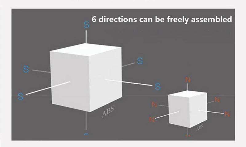 My World DIY Magnetic Building Blocks Set for Kids - Montessori 3D Pixel Bricks Constructor Toys - Creative Educational Christmas Gift