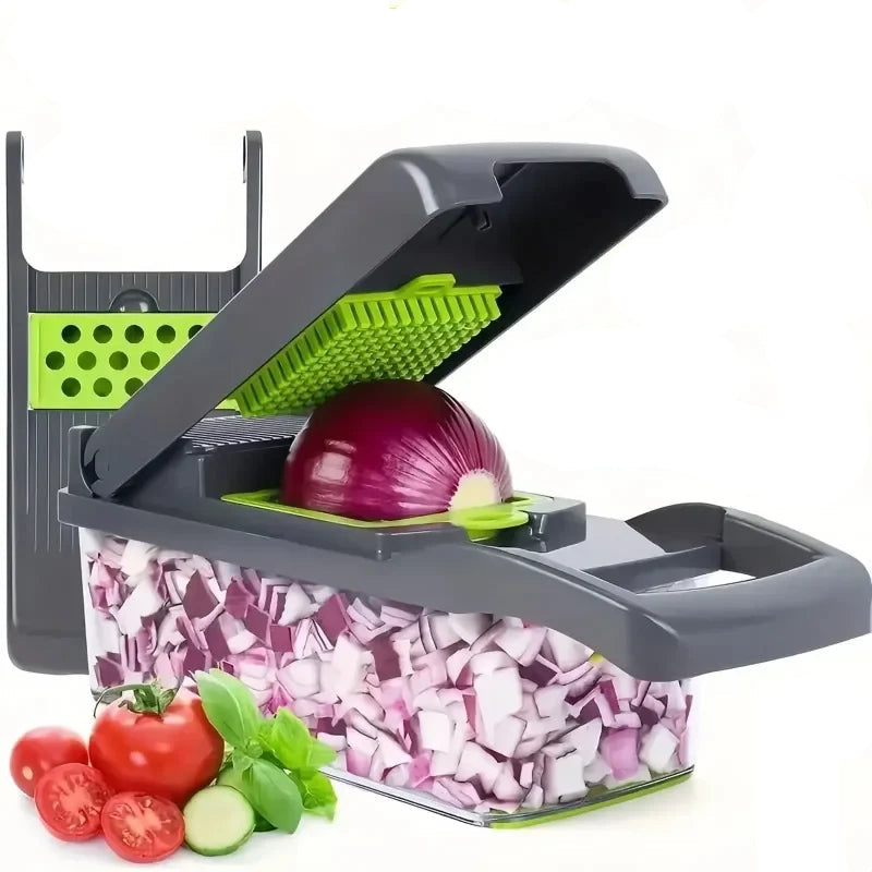 14 in 1 Multifunctional Vegetable Chopper Slicer Dicer Grater for Efficient Meal Prep
