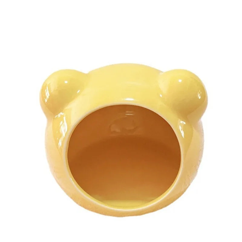 Ceramic Hamster Nest Summer Cooling Pet Ice House Ceramic Nest Dutch Pig Golden Bear Sleeping Nest Ceramic SummerHouse NewDesign